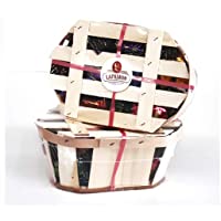 LAPASION - Fruta de Aragón bañadas en cobertura de chocolate CESTO 350g x 2